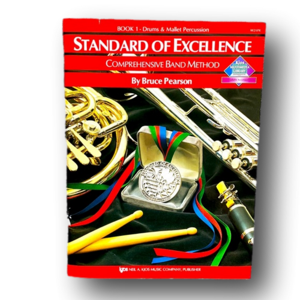 3/$12 Standard Of Excellence Book 1 - Drums & Mallet Percussion by Bruce Pearson